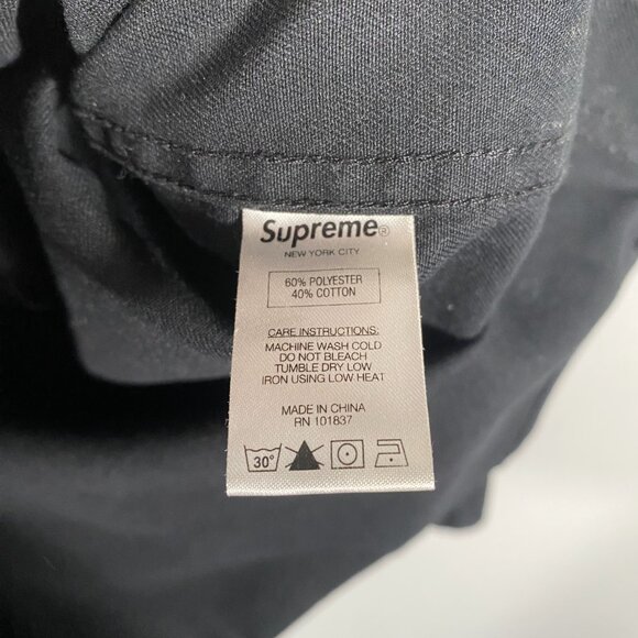Supreme 2013 Fall/Winter Hooded Twill Shirt Size M - Picture 4 of 7